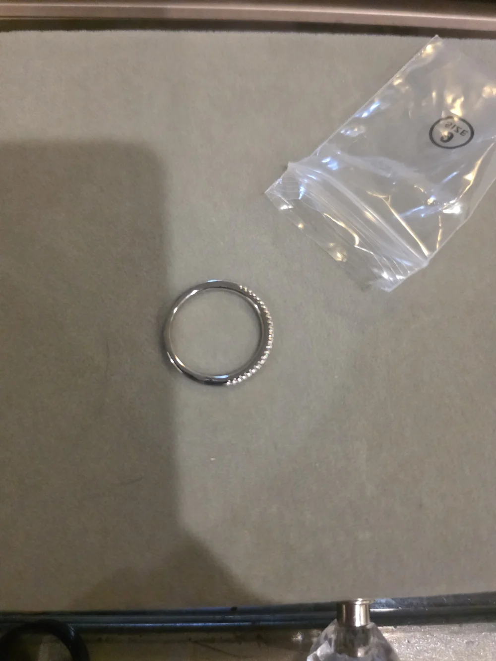 Sterling CZ Pavé Stackable Ring - Silver